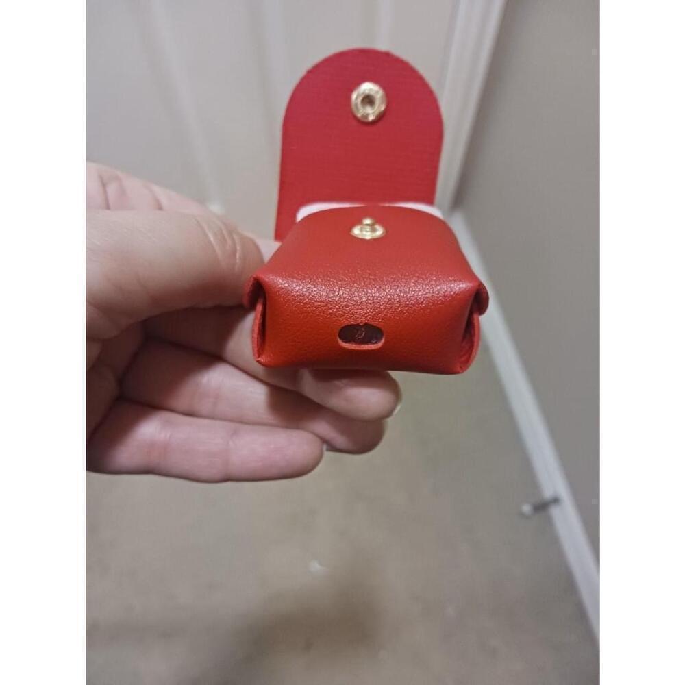 Earbud Case Keychain In Red - Picture 5 of 7